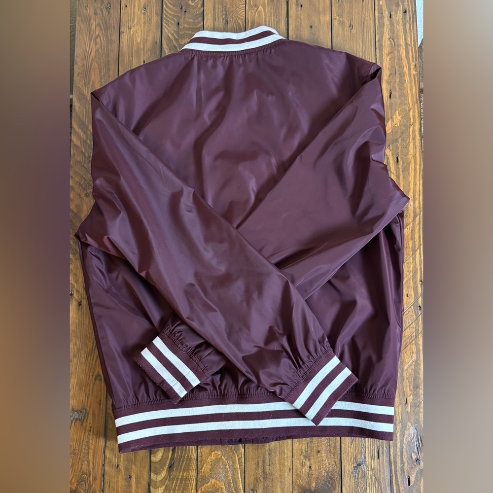 Goodfellow & Co Men's Burgundy Bomber Jacket - Picture 13 of 14